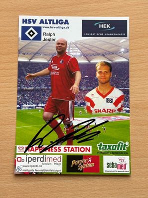 Ralph Jester HSV Hamburger SV Altliga Autogrammkarte original signiert #S8847