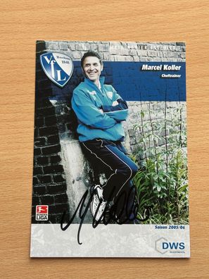 Marcel Koller VfL Bochum Autogrammkarte original signiert #S8818