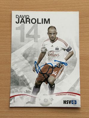 David Jarolim HSV Hamburger SV Autogrammkarte original signiert #S8837