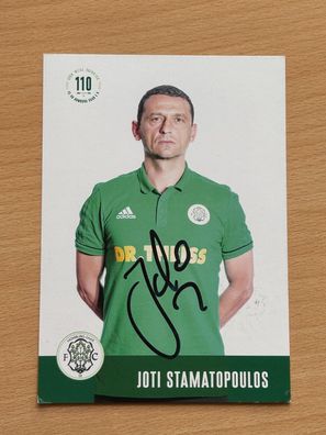 Joti Stamatopoulos FC 08 Homburg Autogrammkarte original signiert #S8852