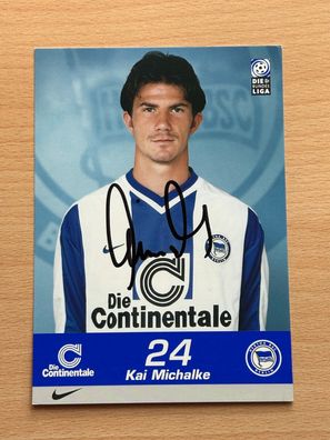 Kai Michalke Hertha BSC Berlin Autogrammkarte original signiert #S8878