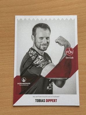 Tobias Dippert 1. FC Nürnberg Der Club Autogrammkarte original signiert #S8823