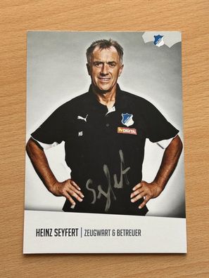 Heinz Seyfert TSG 1899 Hoffenheim Autogrammkarte original signiert #S8859