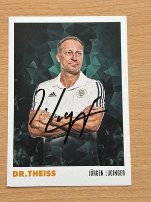 Jürgen Luginger FC 08 Homburg Autogrammkarte original signiert #S8851