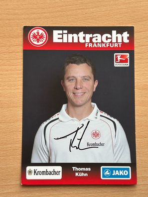 Thomas Kühn Eintracht Frankfurt Autogrammkarte original signiert #S8875