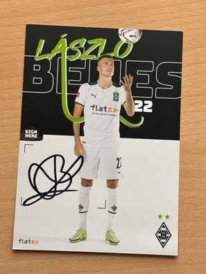 Laszlo Benes Borussia Mönchengladbach Autogrammkarte original signiert #S8939