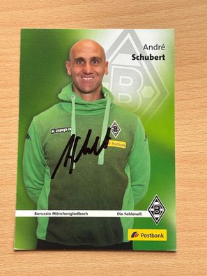 André Schubert Borussia Mönchengladbach Autogrammkarte original signiert #S8936