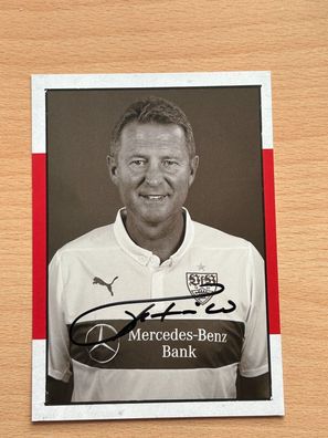 Karlheinz Förster VfB Stuttgart Autogrammkarte original signiert #S8943