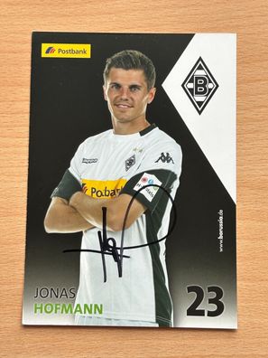 Jonas Hofmann Borussia Mönchengladbach Autogrammkarte original signiert #S8935