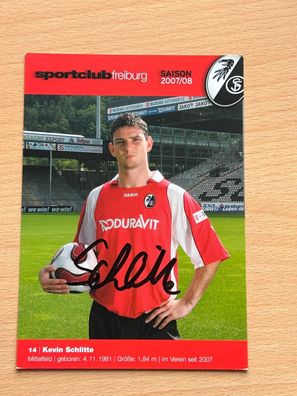 Kevin Schlitte SC Freiburg Autogrammkarte original signiert #S8921