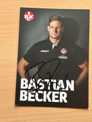 Bastian Becker 1. FC Kaiserslautern Autogrammkarte original signiert #S8914