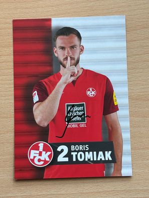 Boris Tomiak 1. FC Kaiserslautern Autogrammkarte original signiert #S8633