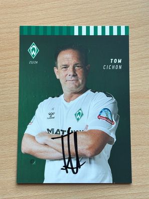 Tom Cichon SV Werder Bremen Autogrammkarte original signiert #S8626