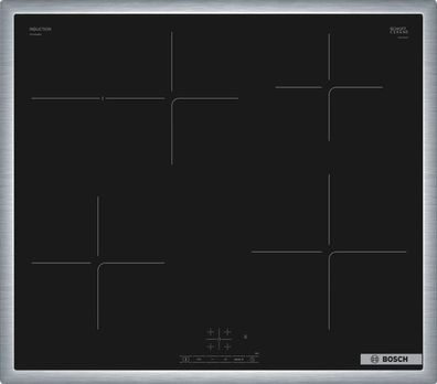 Bosch PIF64RBB5E, Serie 4, Induktionskochfeld 60 cm, mit Rahmen aufliegend
