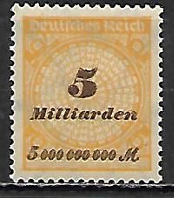 Deutsches Reich postfrisch Michel-Nummer 327A