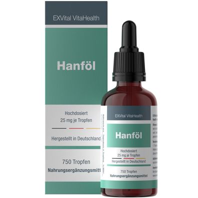 Hanfsamenöl 25mg mit Omega 3-6-9 Fettsäuren