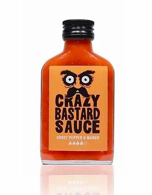 Crazy Bastard Sauce, Ghost Pepper & Mango 100 ml