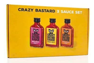 Crazy Bastard Sauce, 3 Sauce Set (Pink-Gelb-Orange), 3 x 100 ml