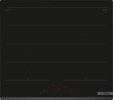 Bosch PXY63KHC1E , Serie 6 Induktionskochfeld, 60 cm, Rahmenlos aufliegend