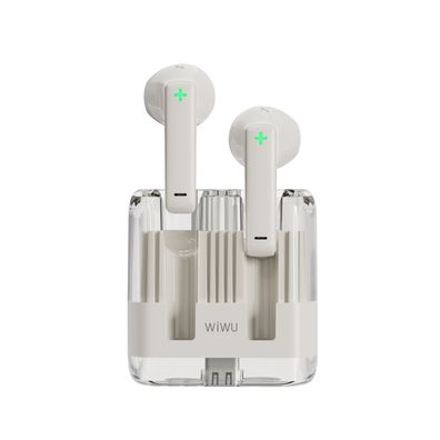 WIWU Bluetooth Ohrhörer T21 TWS - In-Ear-Kopfhörer Transparent Stylisch