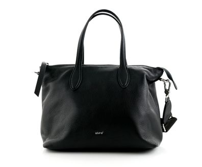 Abro Clivia Shopper Schwarz/Nickel