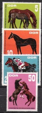 DDR Nr.1302/05 * * Vollblutmeeting Hoppegarten 1967, postfrisch