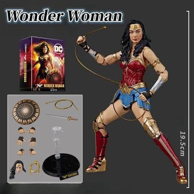 Wonder Woman Gal Gadot Action Figur - Heroes Figuren in Hochwertigen Geschenkbox