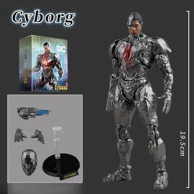 Cyborg Ray Fisher DC Comic Figur - Heroes Edition Figuren in Hochwertigen Geschenkbox