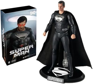 Black Superman Henry Cavill Figur - DC Edition Figuren in Hochwertigen Geschenkbox