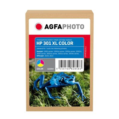AgfaPhoto Tintenpatrone APHP301XLC wie HP CH564EE 301XL c/ m/ y