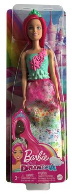 Mattel HGR15 Barbie Dreamtopia mit Glitzer-Oberteil, Rock ist mit einer zauberha