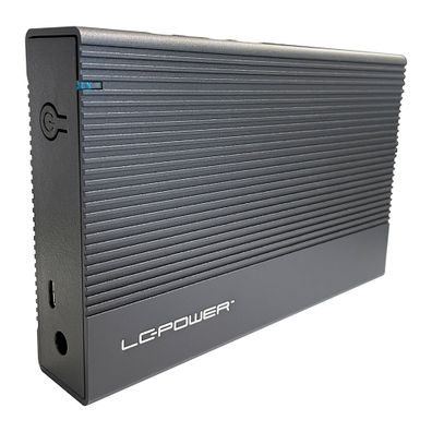 LC-Power LC-35U3-C, externes 3,5Zoll-SATA-Festplattengehäuse, USB-C, Alu, schwar