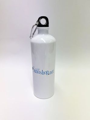 Trinkflasche aus Aluminium mit Karabiner 1L