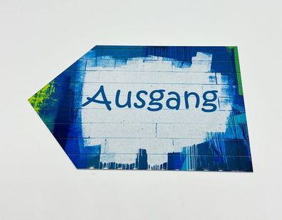 Wegweiser Schild aus Aluminium