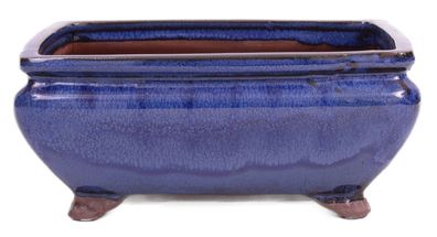 Bonsai - Schale eckig 20.5 x 15 x 9.5 cm blau 22118