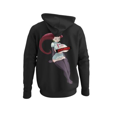 Herren Hoodie Hot Hentai Sexy Jessie Waifu Girl bikini pokemon Team Rocket