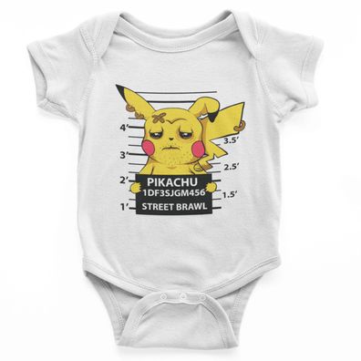 Funny Bio Baumwolle Babystrampler Schiggy Pokemon Pikachu Bisasam Poke