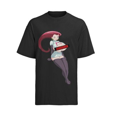Hentai Bio Baumwolle T-Shirt Herren Sweet Jessie Team Rock Pokémon Cute Hot