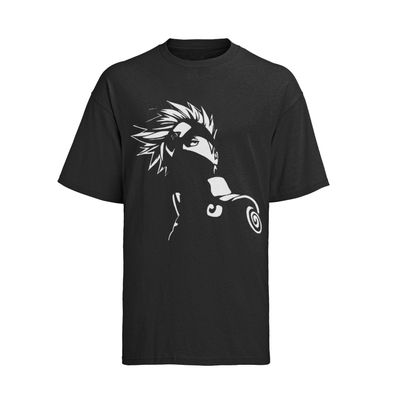 New Bio Herren T-Shirt Baumwolle Anime Naruto Kakashi Hatake Akatsuki