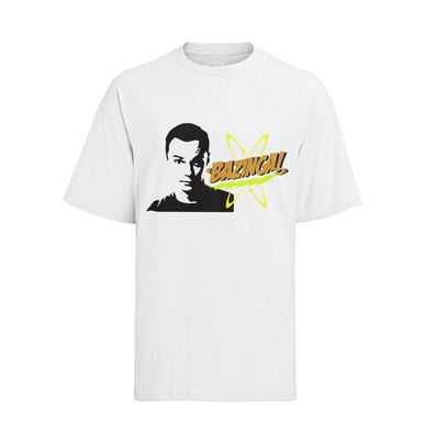 Bio Baumwolle Unisex T-Shirt The Big Bang Theory und Sheldon Bazinga