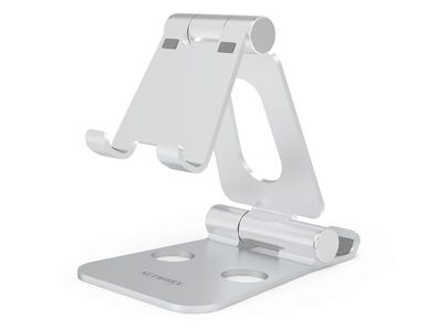 Networx Aluminium Ständer für Tablets und Smartphones Tabletständer silber