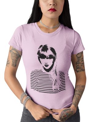 Bio Baumwolle Damen T-Shirt Swiftie Fans Music Pop Swifty Taylor Konzert