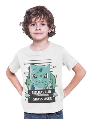 Bio Baumwolle Kinder T-Shirt Funny Pokemon Glumanda Bisasam Pikachu Streetwear