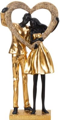Paar stehend mit Herz Hochzeitsfigur 35,5cm Paarfigur Dekoration Hochzeitsgeschenk