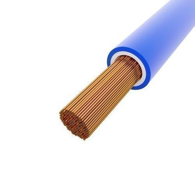 100m Leitung 1,5mm2 blau H07V-K 450/750V Kabel