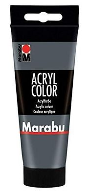 Marabu Acrylfarbe Acryl Color Dunkelgrau 079 Künstler Malfarbe Acrylmalen