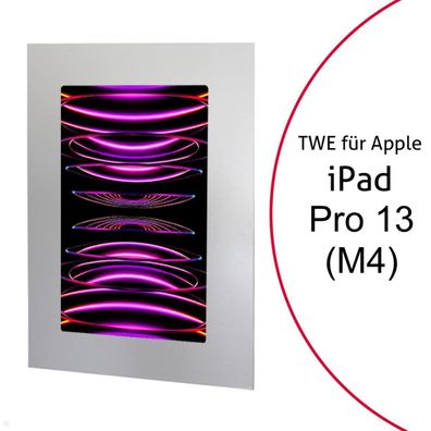 TabLines TWE118S Tablet Wandeinbau fér Apple iPad Pro 13.0 (M4), silber