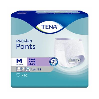 TENA Pants Maxi Inkontinenzpants Gr. M | Packung (10 Stück) (Gr. M)