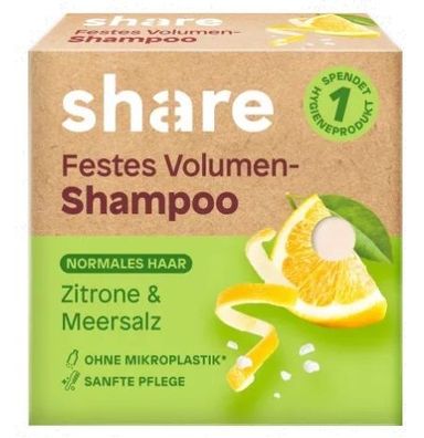 Share Zitronen & Meersalz Haarshampoo, 60 g