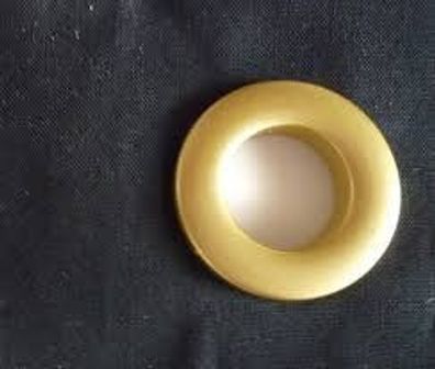 Vorhangöse, Durchmesser 5,5 cm, gold matt